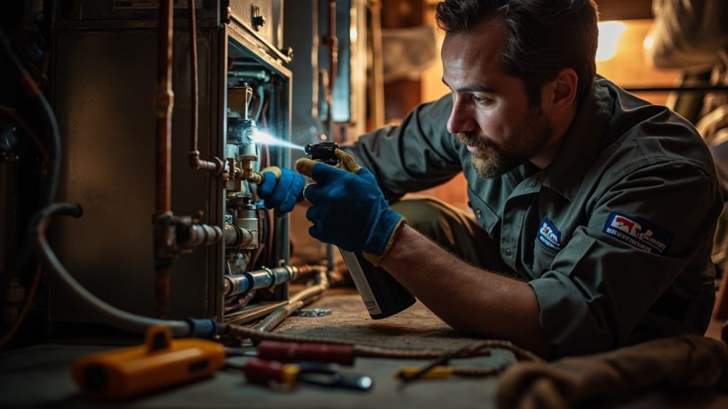 Gas Furnace Leak Repair in San Antonio TX 78205