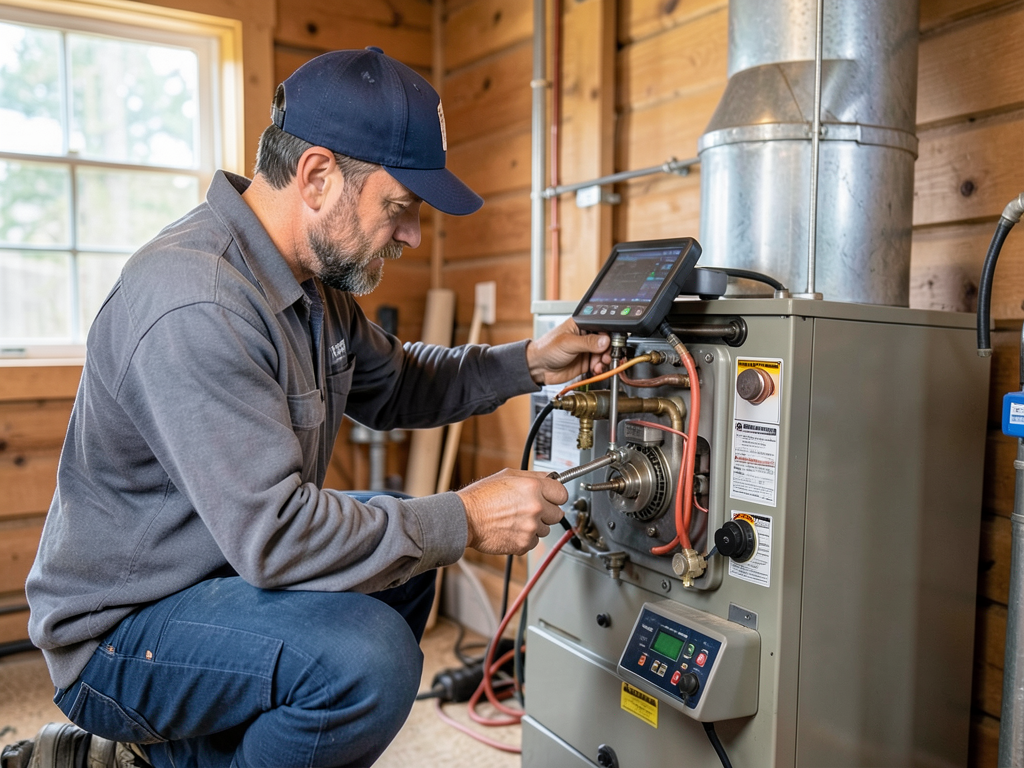 Expert repair services for propane furnaces in rur