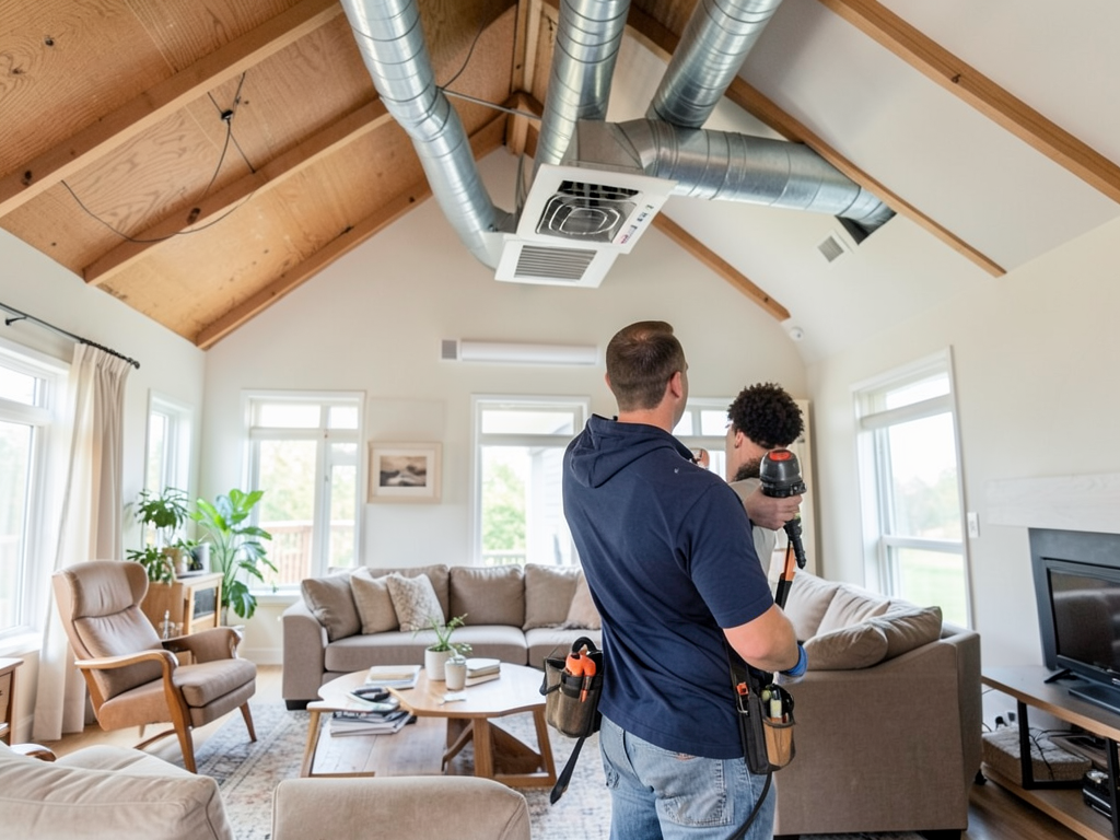 Keeping Those High Ceiling Living Rooms Cool in Cibolo Canyons Without Breaking the Bank